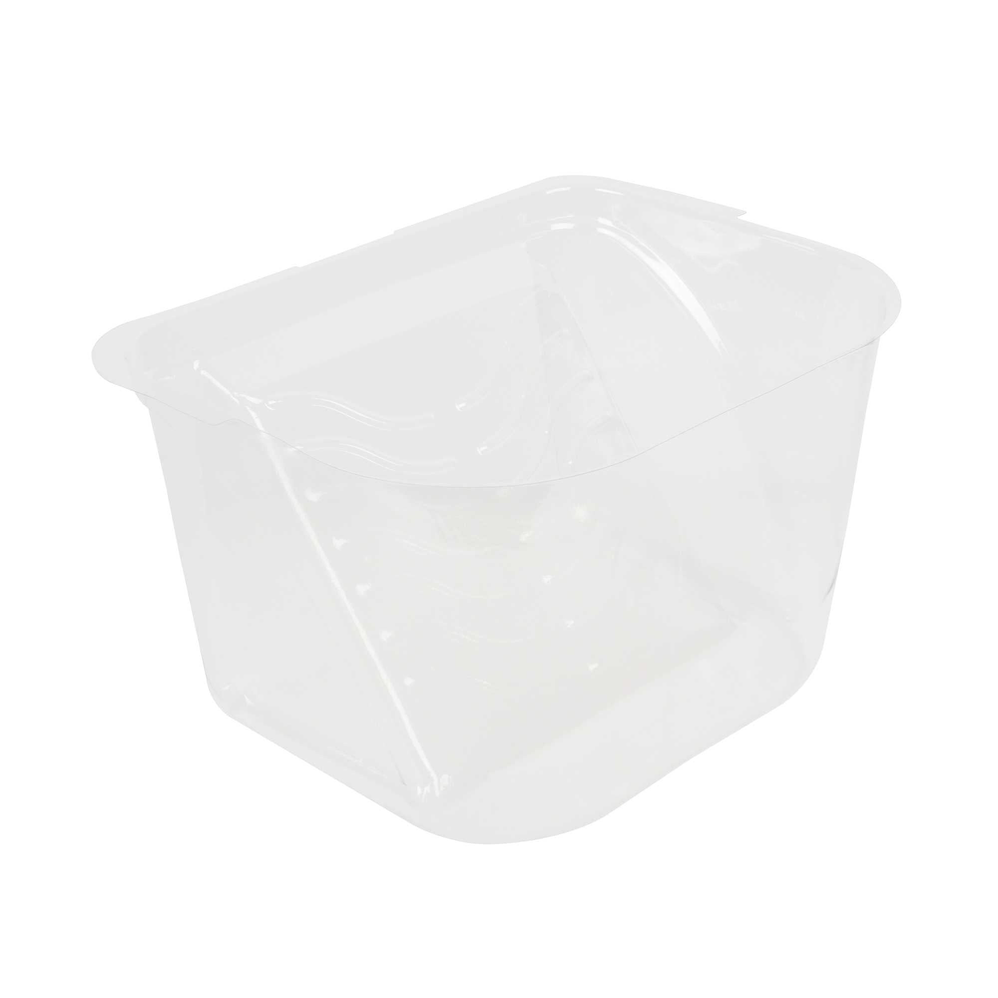 restaurantware Handy Tek Clear Plastic Paint Pail Liner - Fits 3.5 gal Paint Pail - 15 1/2" x 12 1/4" x 9 1/4" - 120 count box