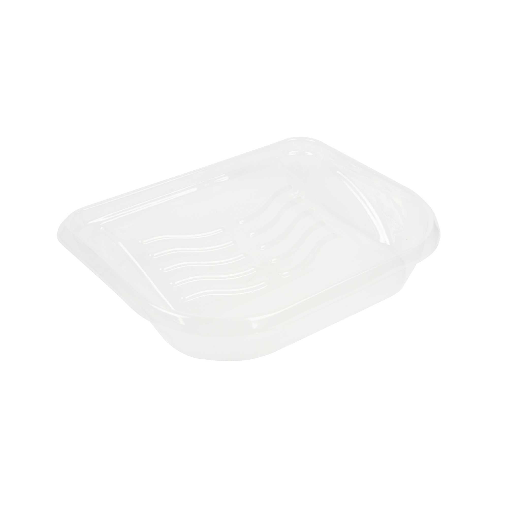 restaurantware Handy Tek Clear Plastic Paint Tray Liner - Fits 120 qt Paint Tray / Pail Lid - 14" x 11 1/4" x 3" - 120 count box