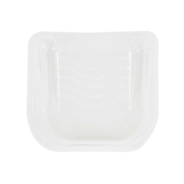 Restaurantware Handy Tek Clear Plastic Paint Tray Liner - Fits 27 Oz Paint Tray / Pail Lid - 6 1/2" X 6" X 1 3/4" - 120 Count Box