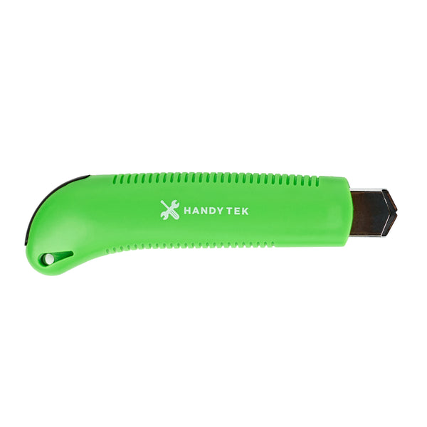Restaurantware Handy Tek Green Snap Off Blade Knife - 6 3/4" - 12 Count Box