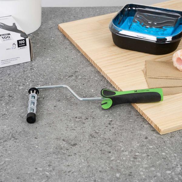 Restaurantware Handy Tek Jumbo Mini Roller Frame - Soft Grip Handle - 4" - 12 Count Box
