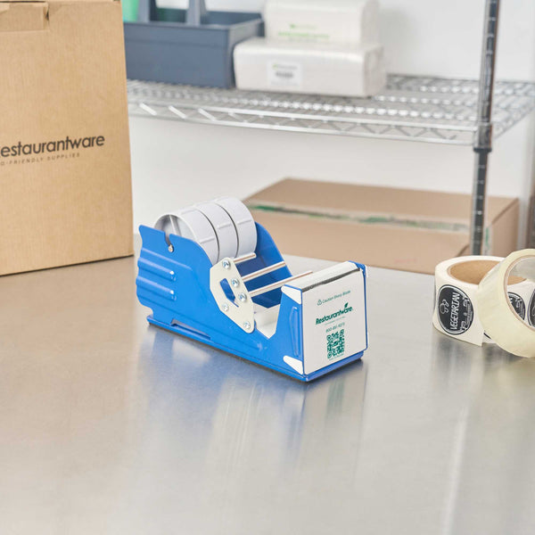 Restaurantware Handy Tek Manual Multi-Roll Tape And Label Dispenser - 3" Working Width - 9 1/2" X 4" X 5 1/4" - 6 Count Box
