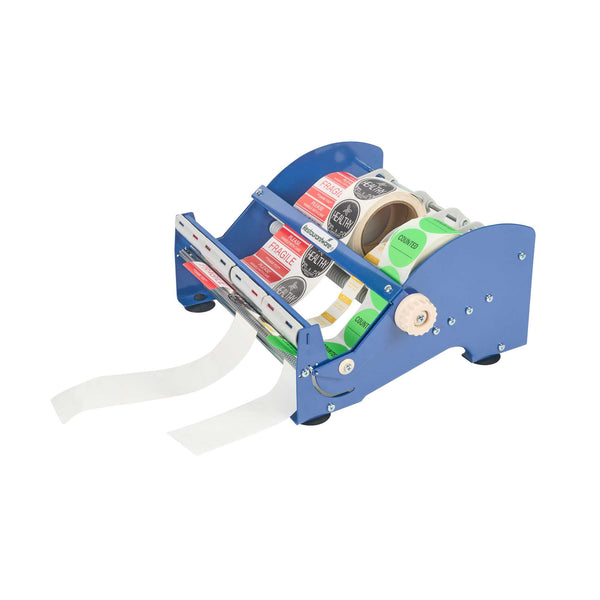Restaurantware Handy Tek Manual Multi-Roll Tape And Label Dispenser - 12" Working Width - 14 1/2" X 13 1/2" X 7" - 3 Count Box