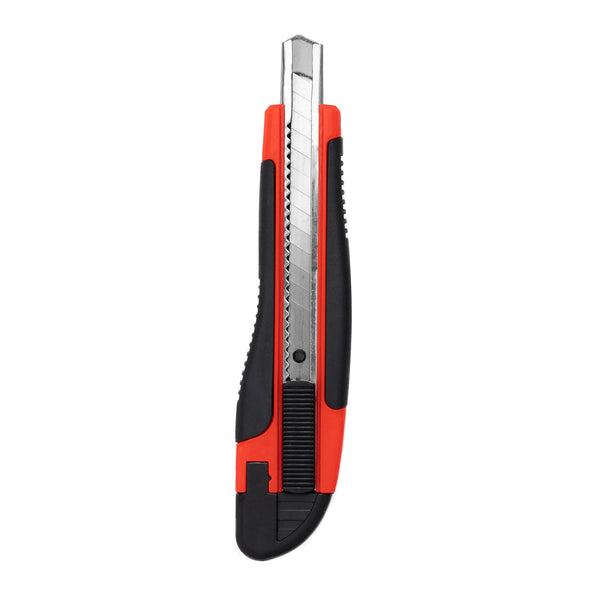 Restaurantware Handy Tek Orange Snap Off Blade Knife - Anti-Slip Handle - 5 1/4"" - 4 Count Box