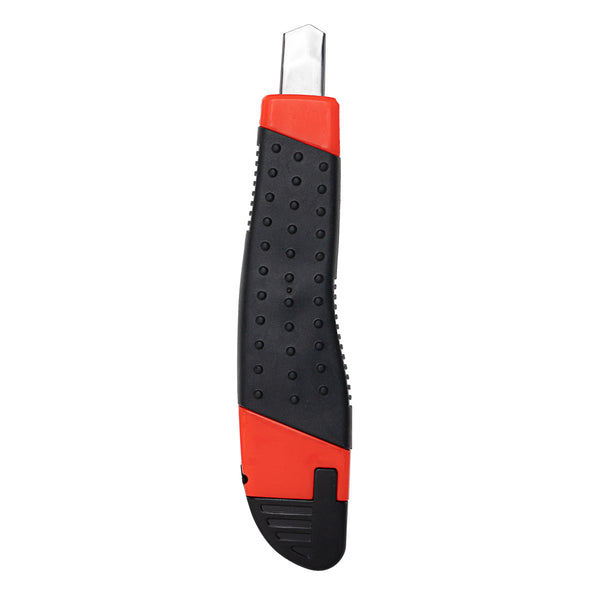 Restaurantware Handy Tek Orange Snap Off Blade Knife - Anti-Slip Handle - 5 1/4"" - 4 Count Box