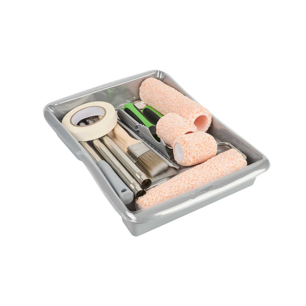 Restaurantware Handy Tek Paint Roller Kit - 18-Piece - 17 3/4" X 13" X 3 1/4" - 6 Count Box