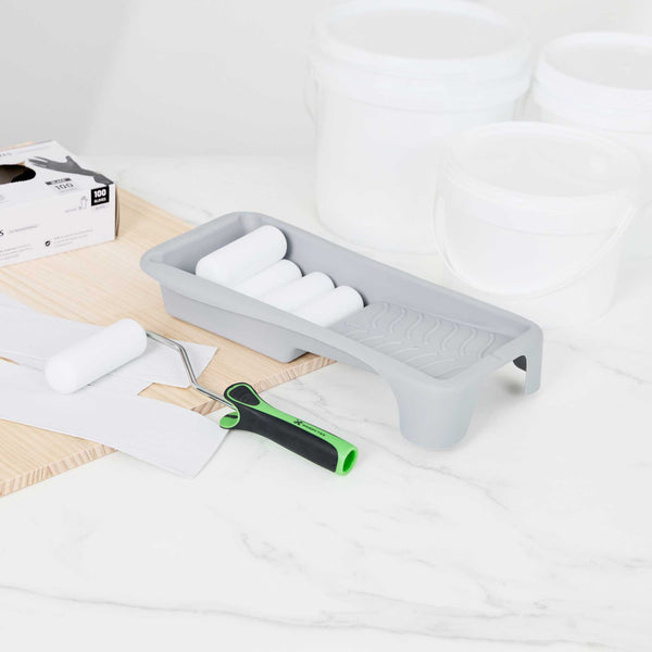 Restaurantware Handy Tek Paint Roller Kit - 8-Piece - 13 3/4" X 6 3/4" X 2 1/4" - 12 Count Box