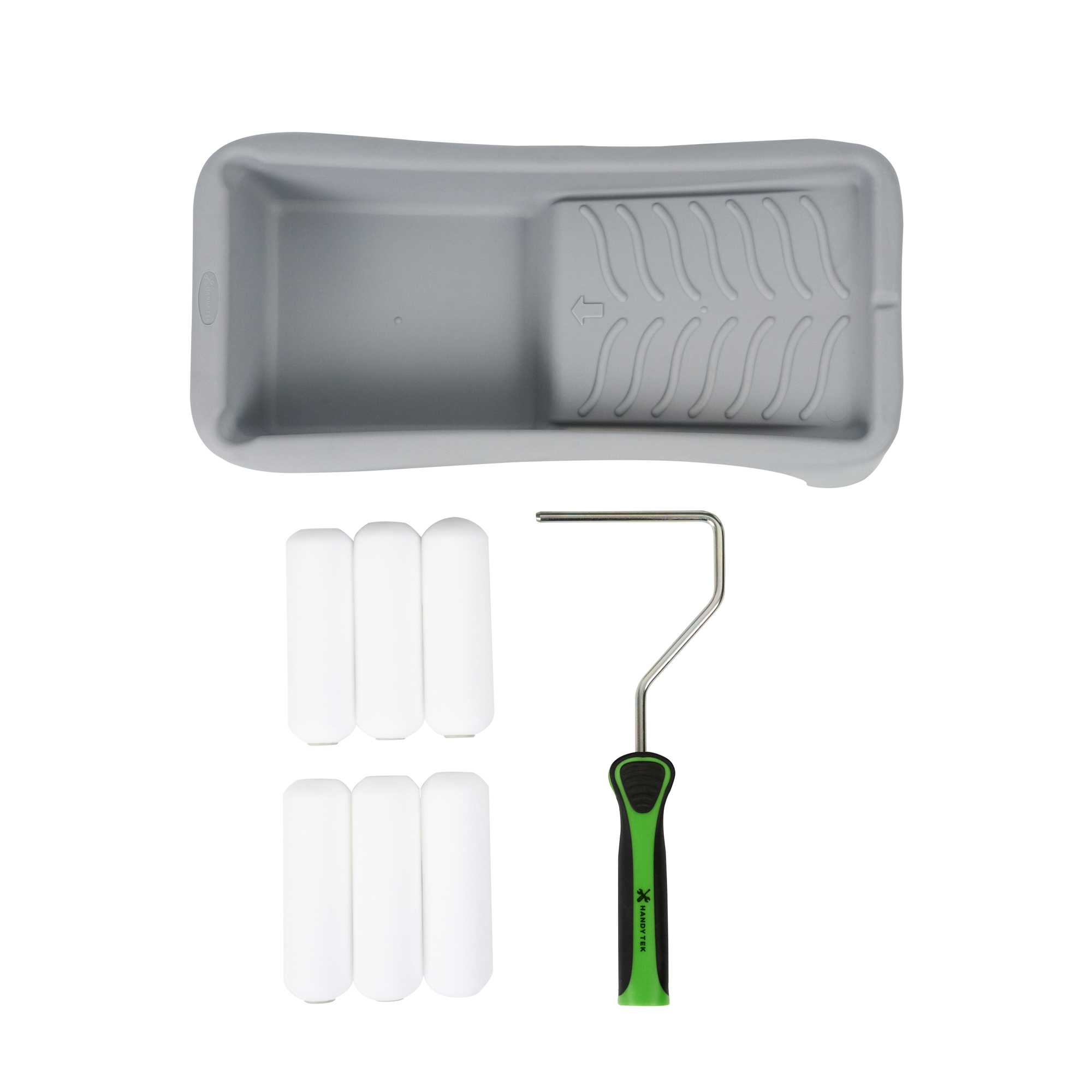 restaurantware Handy Tek Paint Roller Kit - 8-Piece - 13 3/4" x 6 3/4" x 2 1/4" - 12 count box