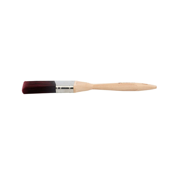 Restaurantware Handy Tek Polyester Paint Brush - Angled Soft Tip Textured Handle - 2 1/2" - 12 Count Box