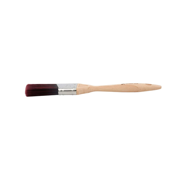 Restaurantware Handy Tek Polyester Paint Brush - Angled Soft Tip Textured Handle - 2" - 12 Count Box