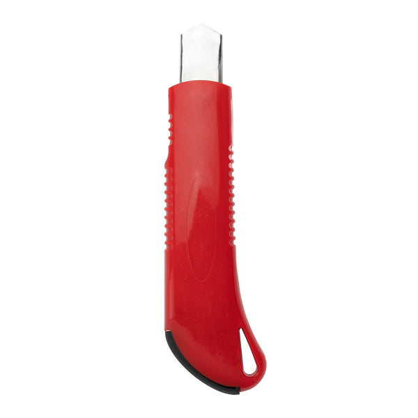 Restaurantware Handy Tek Red Snap Off Blade Knife - Anti-Slip Handle - 5 1/4" - 4 Count Box