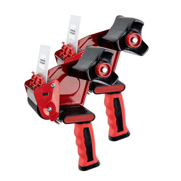 Restaurantware Handy Tek Red Tape Dispenser Gun - Rubber Handle - 3" - 10 Count Box