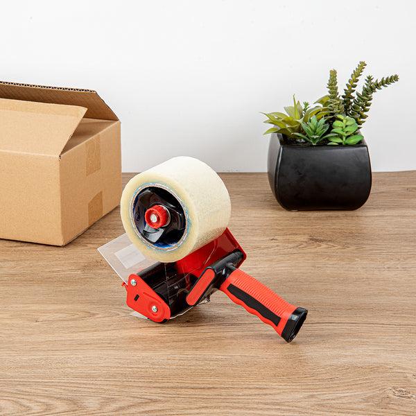 Restaurantware Handy Tek Red Tape Dispenser Gun - Rubber Handle - 3" - 10 Count Box
