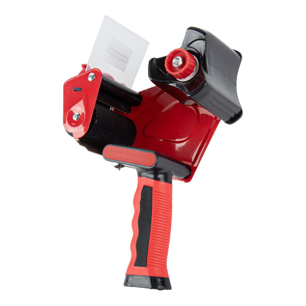 restaurantware Handy Tek Red Tape Dispenser Gun - Rubber Handle - 3" - 10 count box