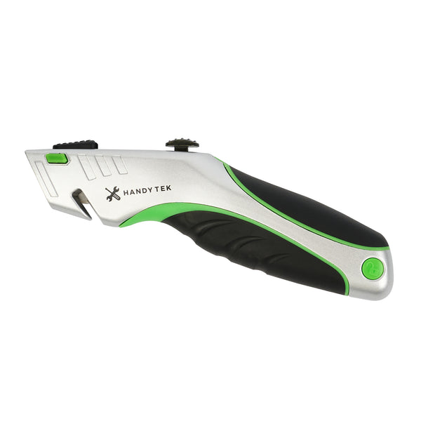 Restaurantware Handy Tek Silver Utility Knife - Quick Change Heavy Duty - 7" - 12 Count Box