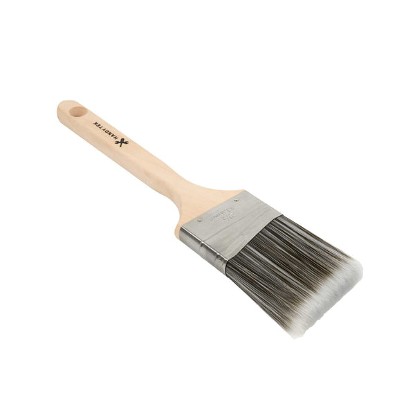 Restaurantware Handy Tek Synthetic Polyester Paint Brush - Angled Long Handle - 2 1/2" - 6 Count Box