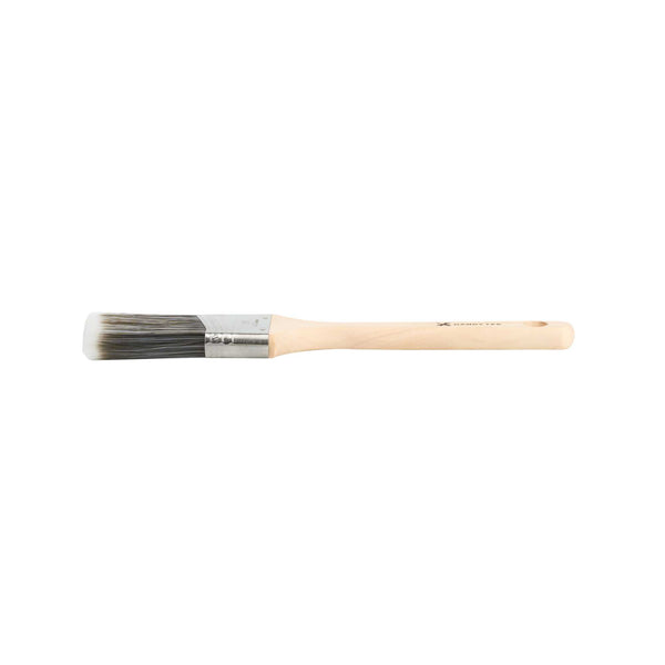 Restaurantware Handy Tek Synthetic Polyester Paint Brush - Angled Long Handle - 2 1/2" - 6 Count Box