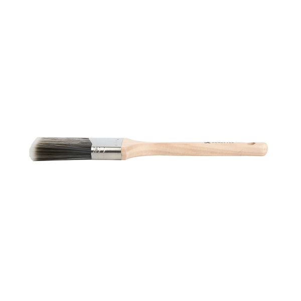 Restaurantware Handy Tek Synthetic Polyester Paint Brush - Angled Long Handle - 3" - 6 Count Box