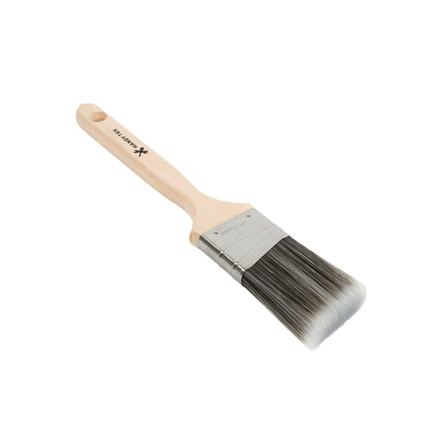 Restaurantware Handy Tek Synthetic Polyester Paint Brush - Angled Long Handle - 2" - 6 Count Box