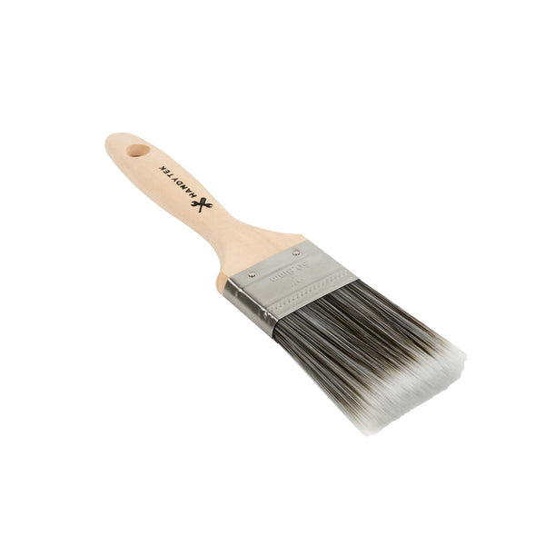 Restaurantware Handy Tek Synthetic Polyester Paint Brush - Flat Beaver Tail - 2" - 6 Count Box