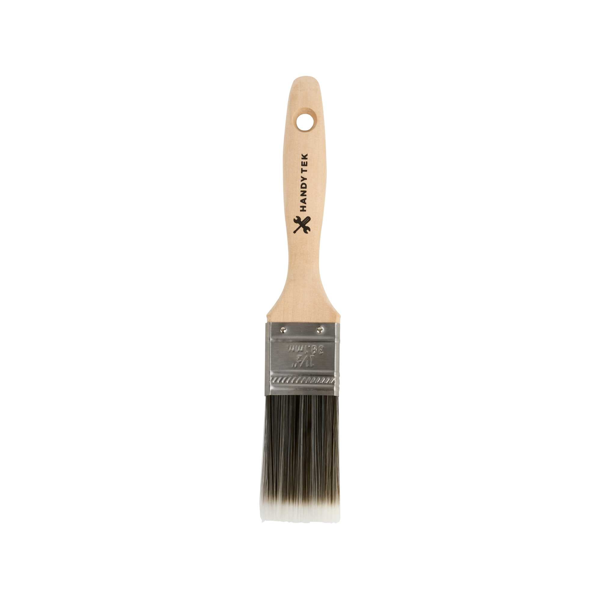 restaurantware Handy Tek Synthetic Polyester Paint Brush - Flat Beaver Tail - 1 1/2" - 6 count box