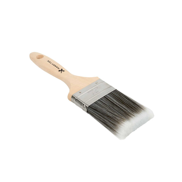 Restaurantware Handy Tek Synthetic Polyester Paint Brush - Flat Beaver Tail - 2 1/2" - 6 Count Box