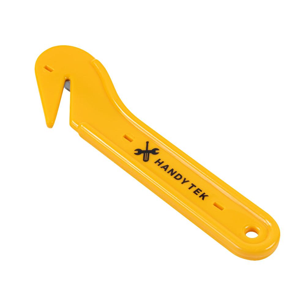 restaurantware Handy Tek Yellow Disposable Film Cutter - 6 3/4" - 12 count box