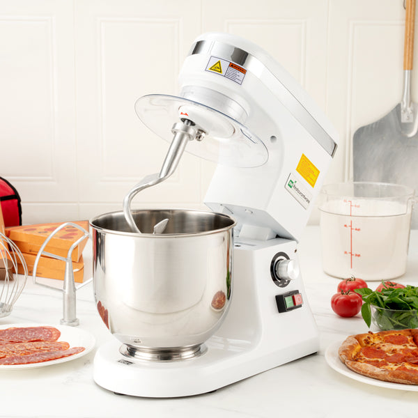 Restaurantware Hi Tek 7 Qt Electric Stand Mixer - Includes Dough Hook Whisk And Beater - 1 Count Box