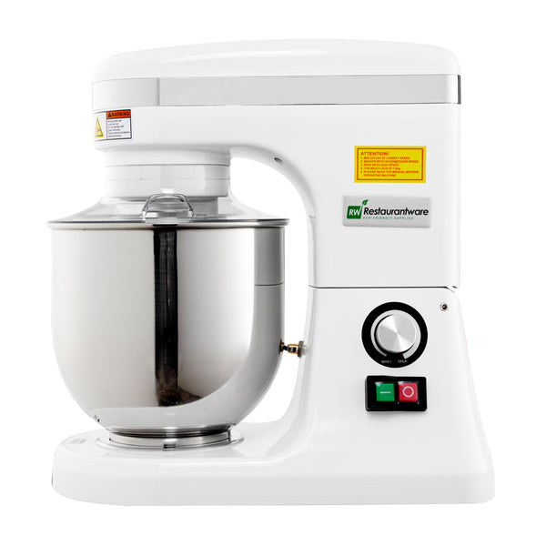 Restaurantware Hi Tek 7 Qt Electric Stand Mixer - Includes Dough Hook Whisk And Beater - 1 Count Box