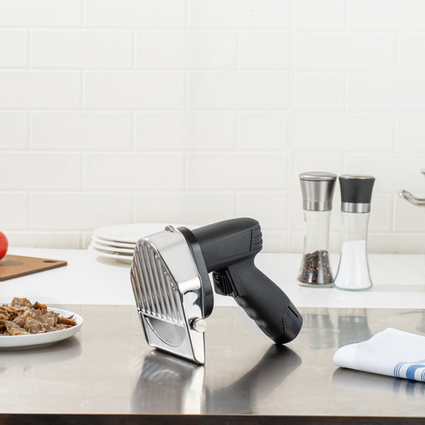 Restaurantware Hi Tek Cordless Kebab Slicer / Gyro Cutter - 80W 110V/240V - 1 Count Box