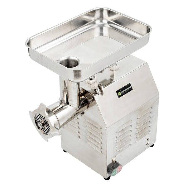 Restaurantware Hi Tek Stainless Steel #22 Electric Meat Grinder - 1.5hp - 1 Count Box