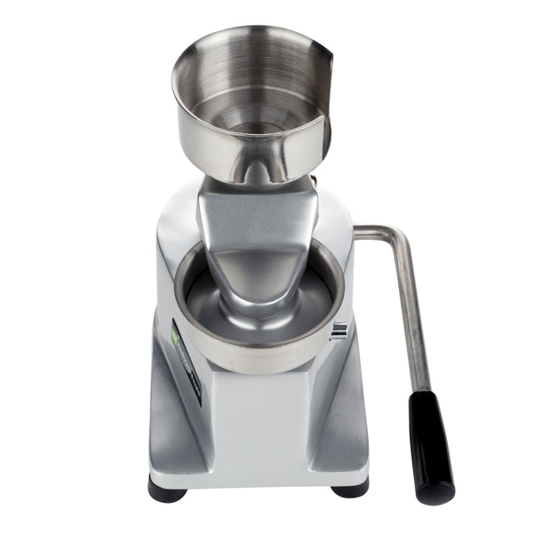 Restaurantware Hi Tek Stainless Steel 4" Hamburger Patty Molding Press - 1/4 Lb With Handle - 1 Count Box
