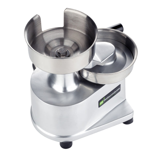 Restaurantware Hi Tek Stainless Steel 5" Hamburger Patty Molding Press - 1/2 Lb With Handle - 1 Count Box