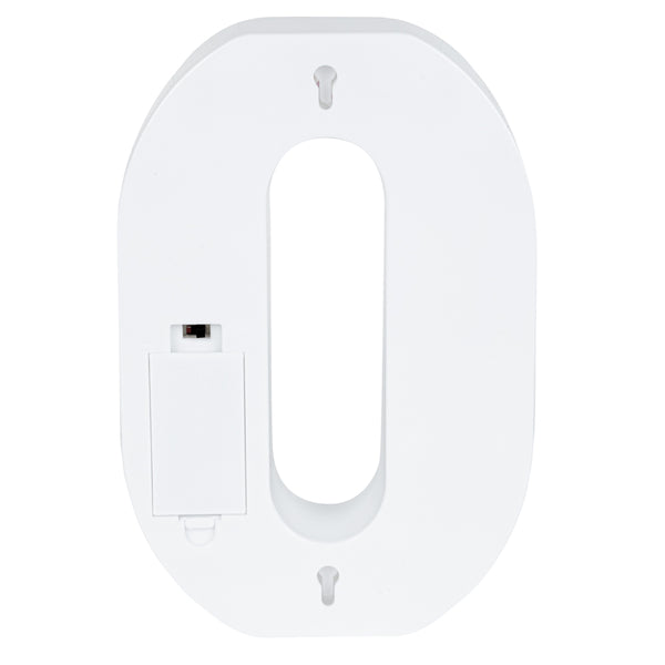 Restaurantware Illumify White LED Marquee Letter O Sign - 8 3/4" - 1 Count Box