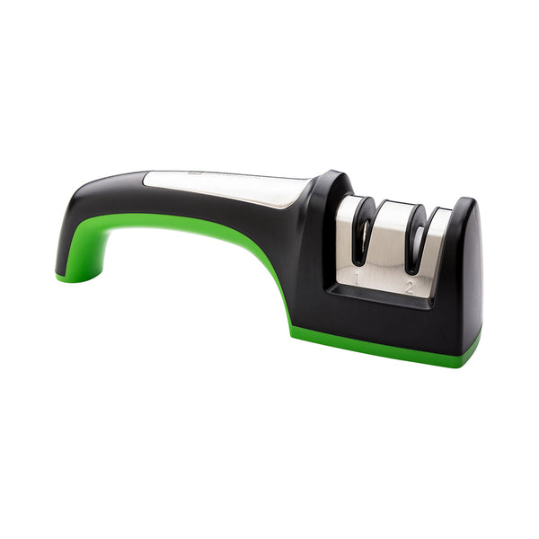 Restaurantware Kitchen Tek Commercial Knife Sharpener - Diamond Edge Manual Tabletop Design - 7 3/4" X 2" X 2 3/4" - 1 Count Box