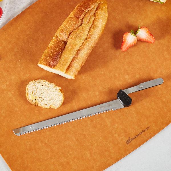 Restaurantware Kitchen Tek Stainless Steel 11" Bread Blade - For Cordless Electric Knife Set - 1 Count Box