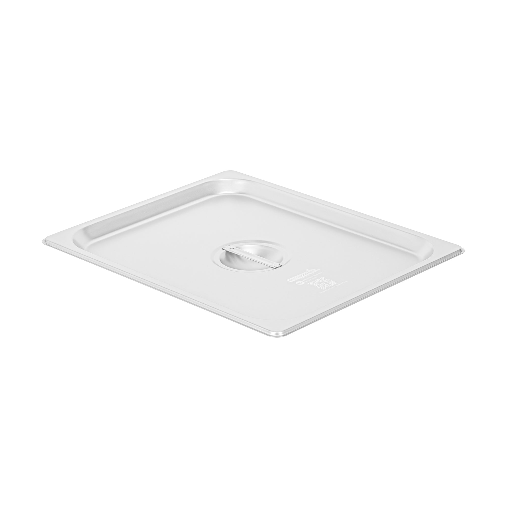 restaurantware Kitchen Tek Stainless Steel Lid - Fits 1/2 Size Steam Table Pan - 12 count box