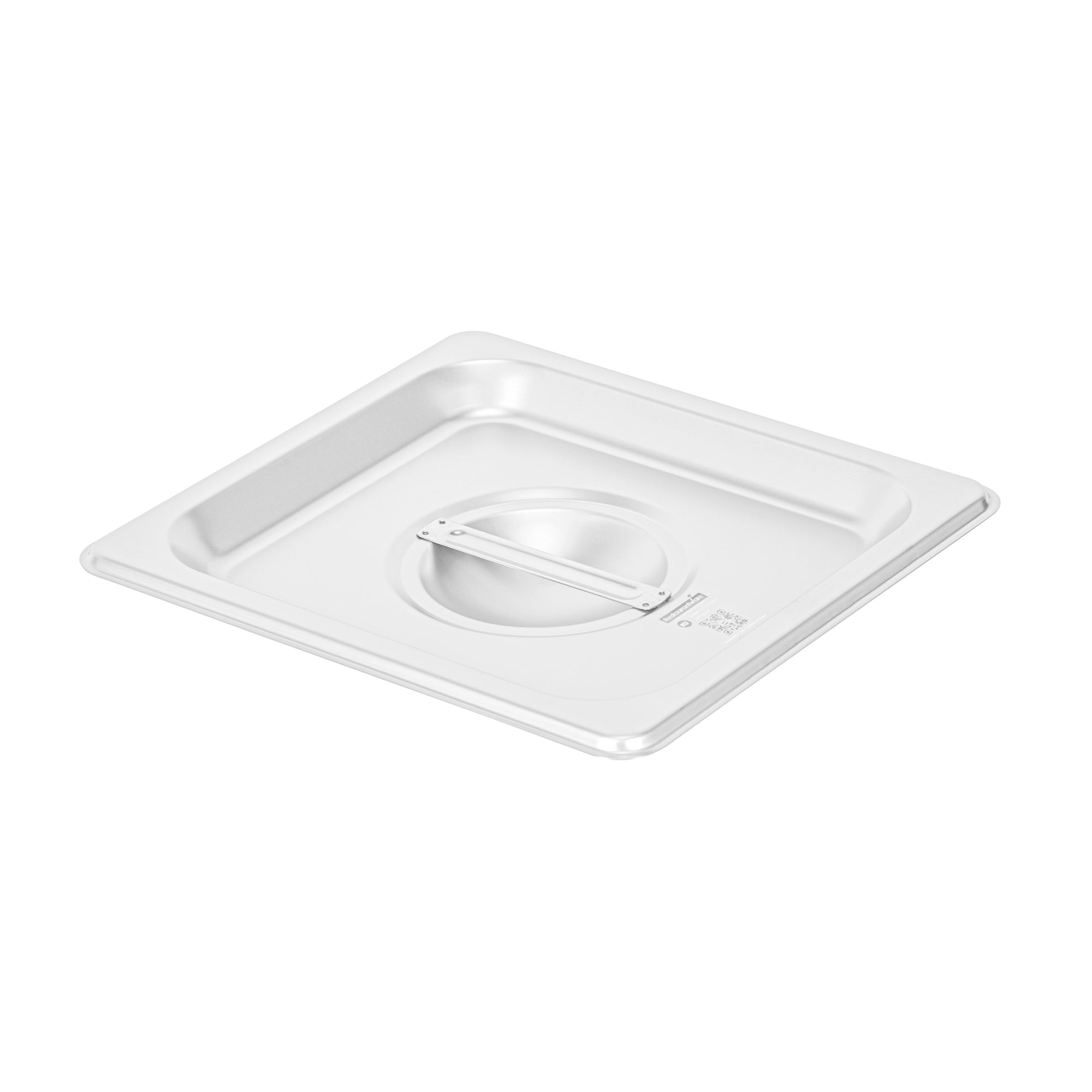 restaurantware Kitchen Tek Stainless Steel Lid - Fits 1/6 Size Steam Table Pan - 12 count box