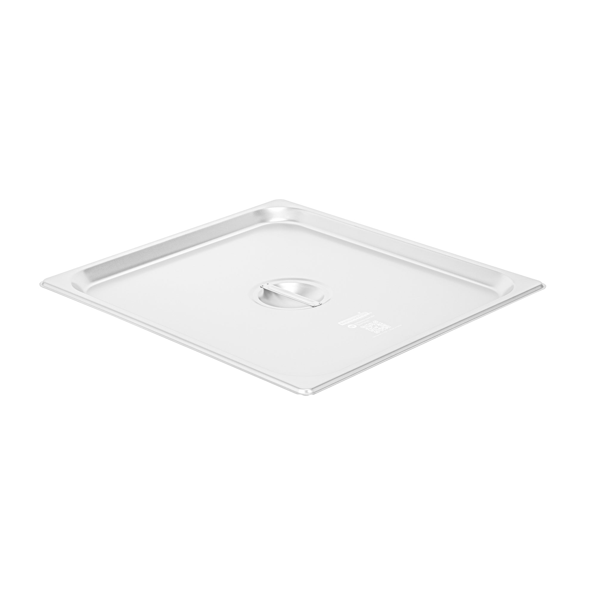 restaurantware Kitchen Tek Stainless Steel Lid - Fits 2/3 Size Steam Table Pan - 12 count box
