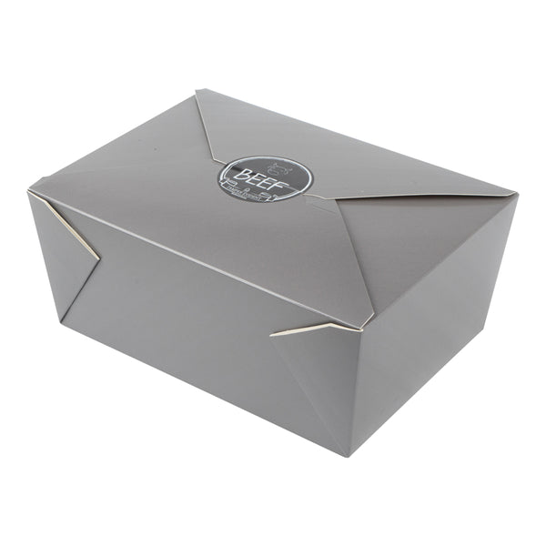 Restaurantware Label Tek Plastic Beef Label - Black With White Font Tamper-Evident - 2" X 2" - 500 Count Box