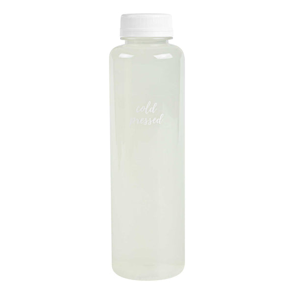 Restaurantware Label Tek Plastic Cold Pressed Label - Clear With White Font Water-Resistant - 2" X 1" - 100 Count Box