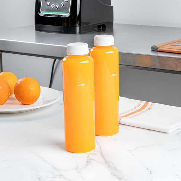 Restaurantware Label Tek Plastic Raw Label - Clear With White Font Water-Resistant - 2" X 1" - 100 Count Box