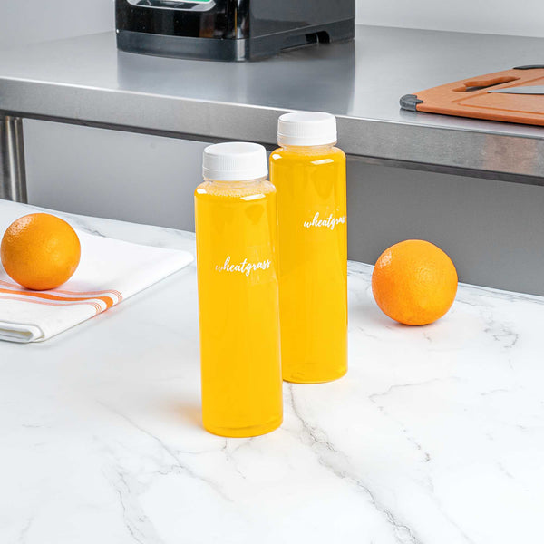 Restaurantware Label Tek Plastic Wheatgrass Label - Clear With White Font Water-Resistant - 2" X 1" - 100 Count Box