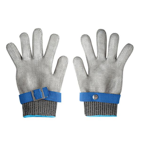 Restaurantware Life Protector Fiber / Stainless Steel Mesh Extra Large Cut-Resistant Glove - Level 9 Food Safe - 10" X 4 1/4" - 1 Count Box