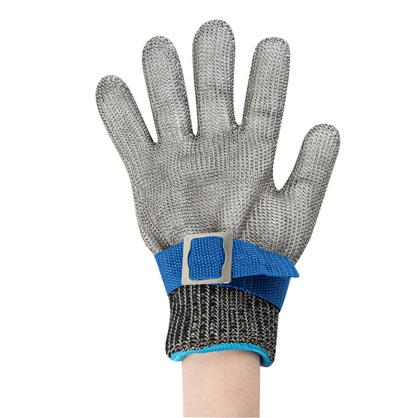Restaurantware Life Protector Fiber / Stainless Steel Mesh Small Cut-Resistant Glove - Level 9 Food Safe - 8 3/4" X 4" - 1 Count Box