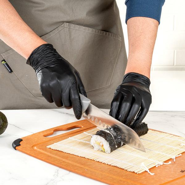 Restaurantware Low Derma Blackberry Extra Large Nitrile Gloves - Hypoallergenic Non-Sterile Powder-Free - 1000 Count Box