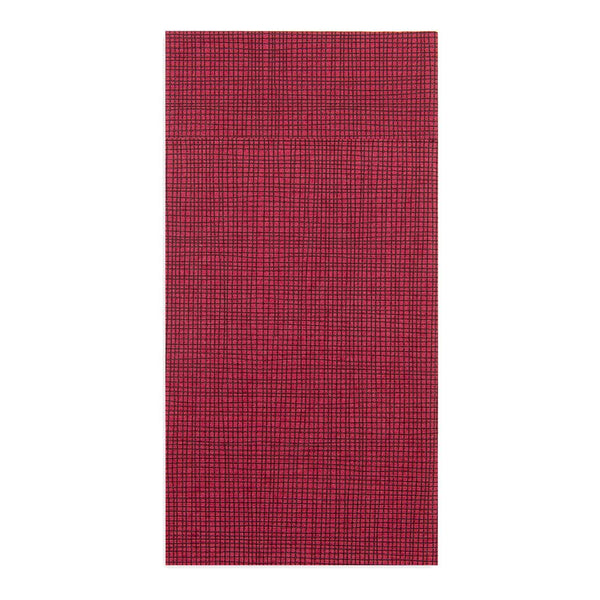 Restaurantware Luxenap Bordeaux Paper Napkin - Kangaroo Air Laid With Black Threads - 15 3/4" X 15 3/4" - 800 Count Box