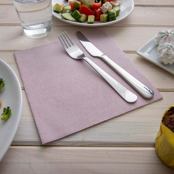 Restaurantware Luxenap Square Bordeaux Denim Paper Napkin - Air Laid - 15 3/4" X 15 3/4" - 600 Count Box