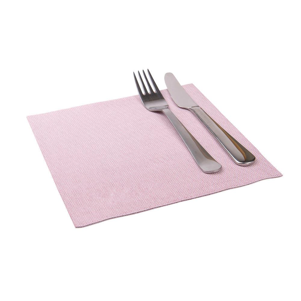 restaurantware Luxenap Square Bordeaux Denim Paper Napkin - Air Laid - 15 3/4" x 15 3/4" - 600 count box