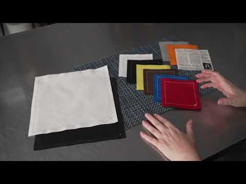 Restaurantware Luxenap Square Brown Cotton Cocktail Napkin - Organic Disposable - 4 1/2" X 4 1/2" - 500 Count Box